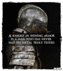 Knight rusted